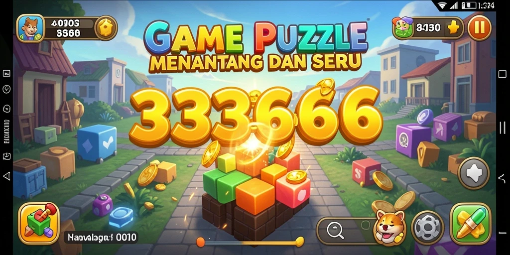 Tampilan gameplay seru dan menarik dari 333666.