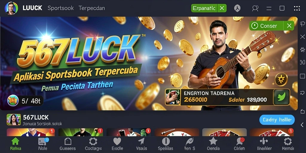 Tampilan gameplay menarik dari aplikasi Sportsbook 567LUCK.