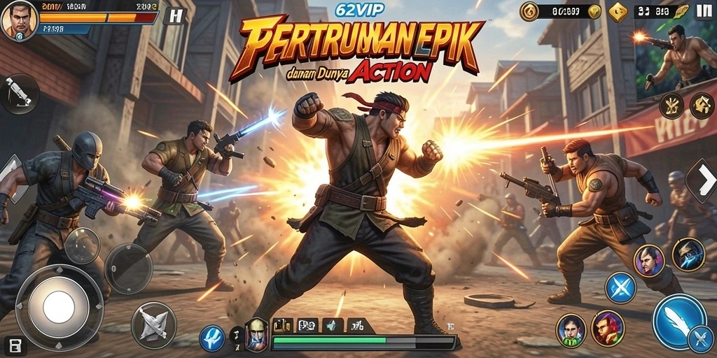 Tangkapan layar permainan 62VIP yang menampilkan aksi mendebarkan.