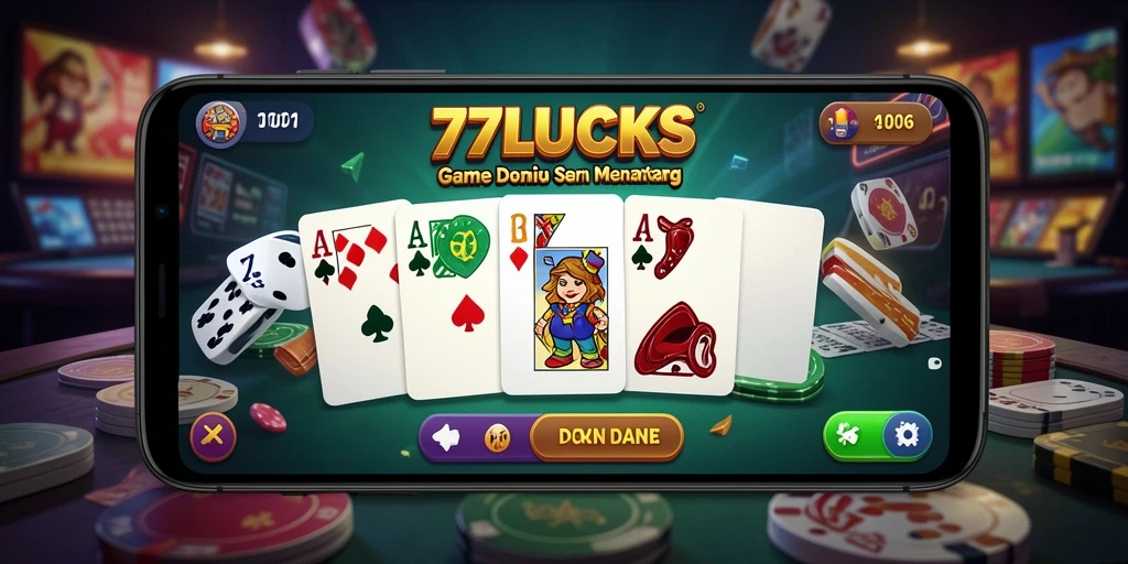 Tampilan menarik dari gameplay 77LUCKS yang seru.