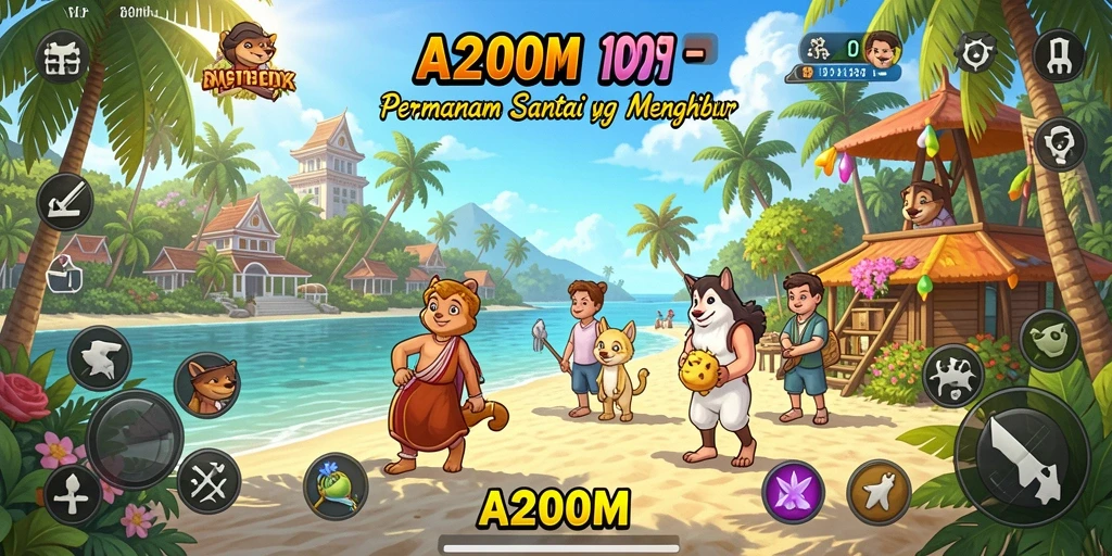 Tampilan gameplay A200M yang menarik dan menghibur.