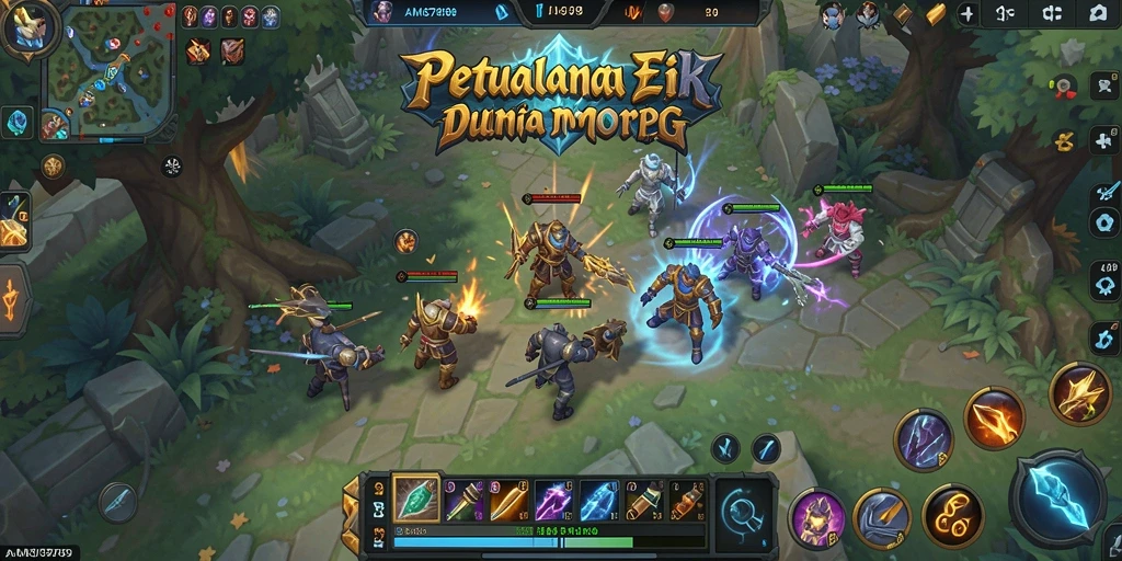 Screenshot menunjukkan pemain bertempur melawan monster epik dalam <strong>AMS789</strong>