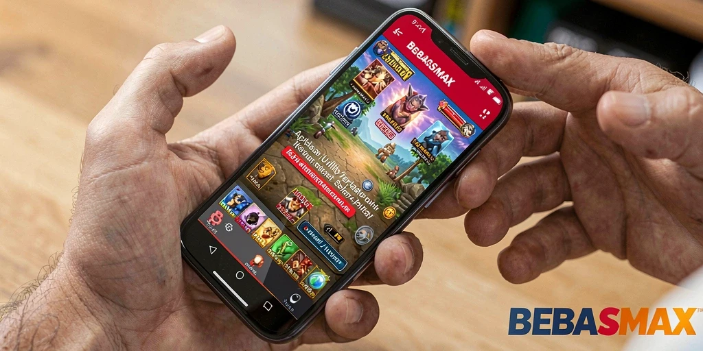 Tampilan antarmuka BEBASMAX yang modern dan user-friendly.