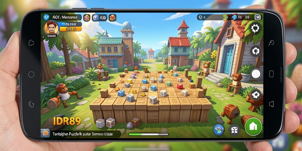 Gameplay menantang dan menyenangkan dari IDR89 dalam satu layar.