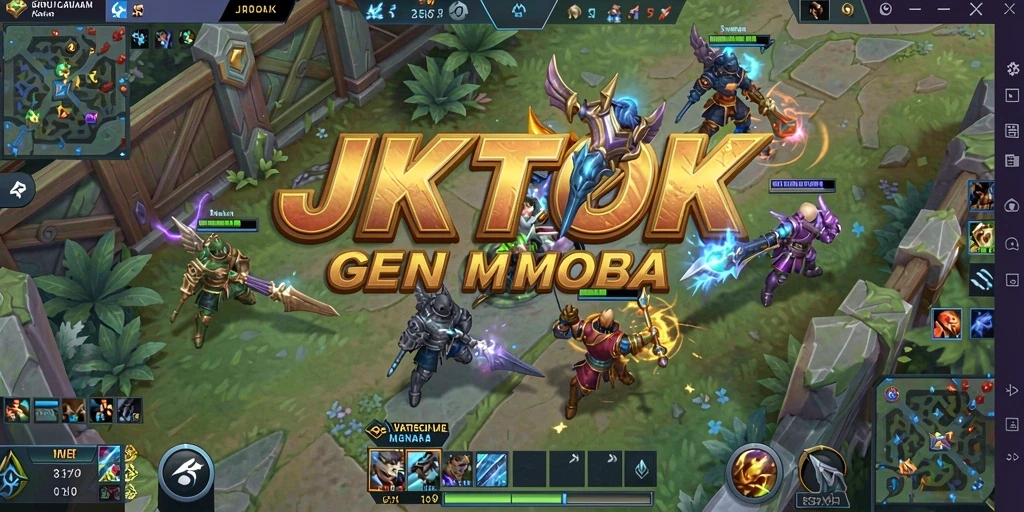 Screenshot gameplay JKTOK dengan tampilan grafis yang menakjubkan.