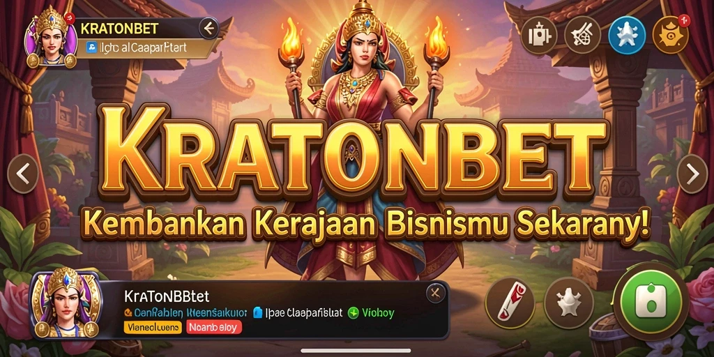 Screenshot gameplay KRATONBET yang menampilkan manajemen bisnis yang dinamis.