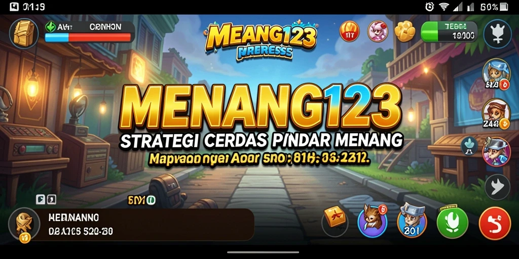 Screenshot utama MENANG123 menampilkan pertempuran strategi yang mendebarkan.