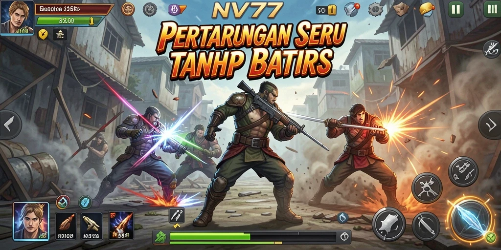Gameplay NV77 yang menegangkan dan penuh aksi.