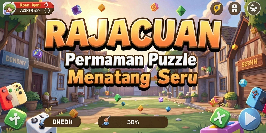 Tampilan gameplay seru dan menantang dari RAJACUAN.