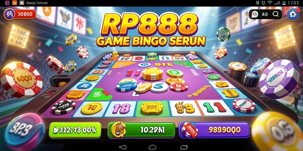 Tampilan menarik dari gameplay Bingo di RP888 yang seru.