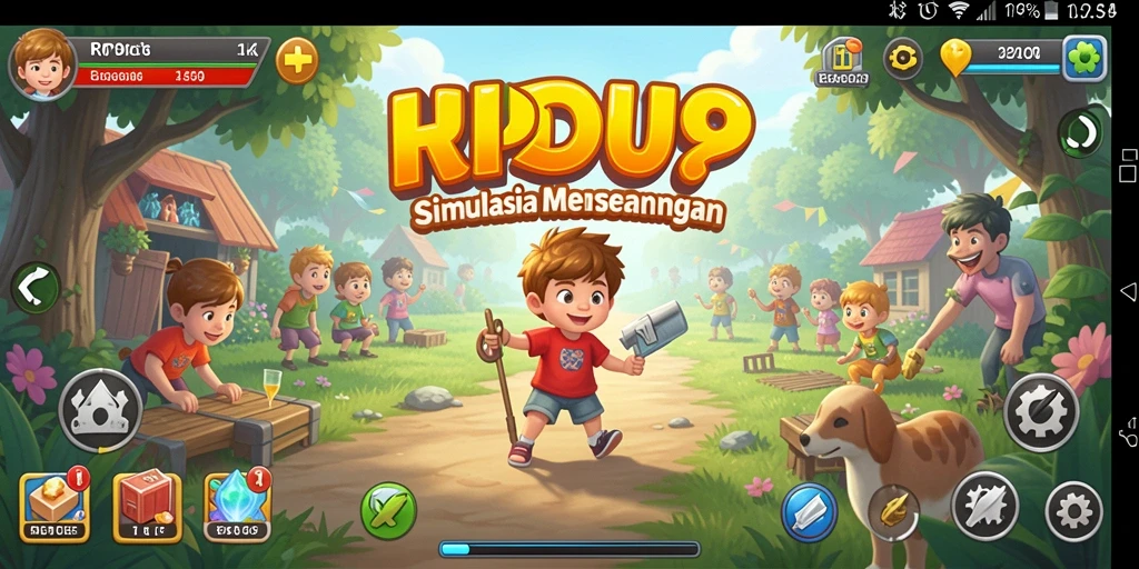 Tampilan gameplay RP99 yang interaktif dan seru.