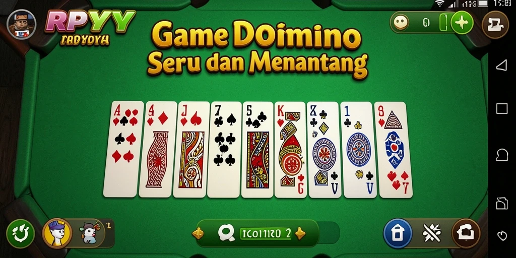 Tampilan gameplay seru dari game Domino RPYYY.