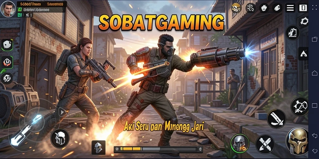 Tampilan gameplay mendebarkan dari SOBATGAMING, penuh aksi dan tantangan.