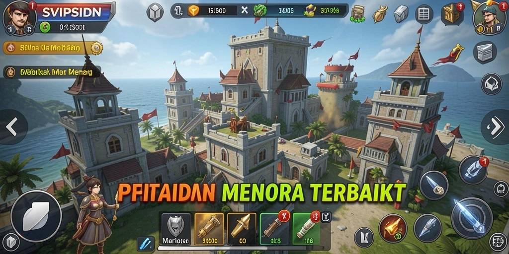 Tampilan gameplay SVIPSIDN menampilkan strategi Tower Defense yang mendebarkan.