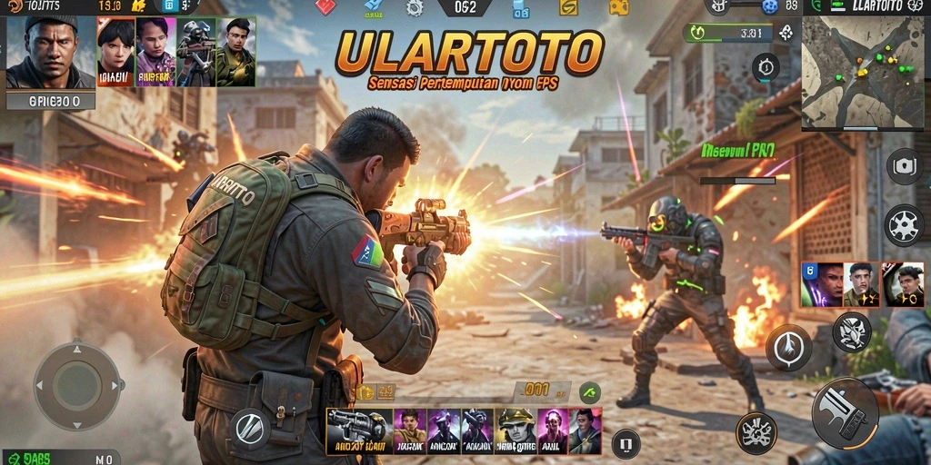Tampilan gameplay ULARTOTO yang mendebarkan dan penuh aksi.